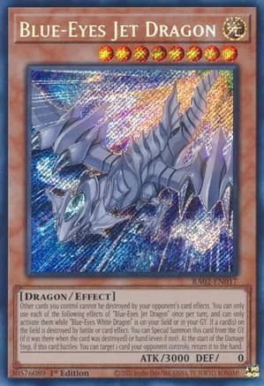 Blue-Eyes Jet Dragon (Secret Rare) — 25th Anniversary Rarity Collection II