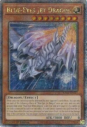 Blue-Eyes Jet Dragon (Quarter Century Secret Rare) — 25th Anniversary Rarity Collection II