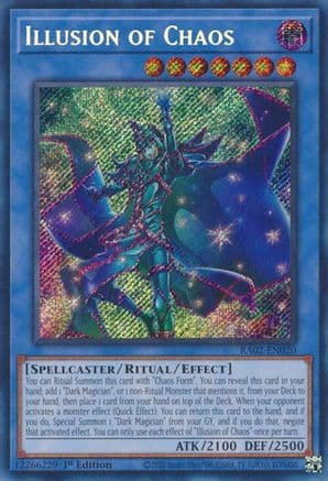 Illusion of Chaos (Secret Rare) — 25th Anniversary Rarity Collection II