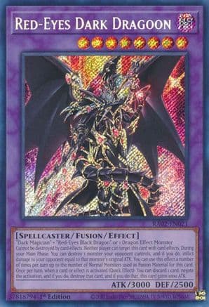 Red-Eyes Dark Dragoon (Secret Rare) — 25th Anniversary Rarity Collection II