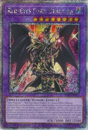 Red-Eyes Dark Dragoon (Quarter Century Secret Rare) — Yu-Gi-Oh! card