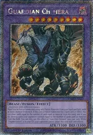 Guardian Chimera (Platinum Secret Rare) — 25th Anniversary Rarity Collection II