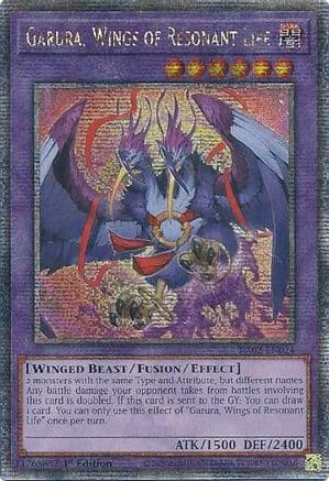 Garura, Wings of Resonant Life (Quarter Century Secret Rare) — 25th Anniversary Rarity Collection II