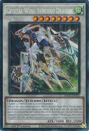 Crystal Wing Synchro Dragon (PCR) — 25th Anniversary Rarity Collection II