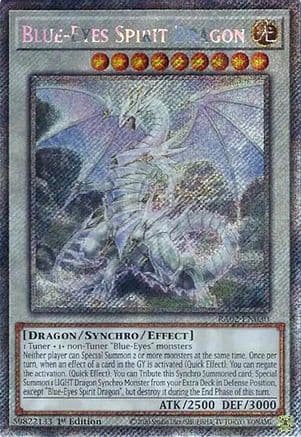 Blue-Eyes Spirit Dragon (Platinum Secret Rare) — 25th Anniversary Rarity Collection II