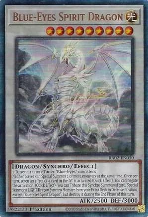 Blue-Eyes Spirit Dragon (PUR) — 25th Anniversary Rarity Collection II