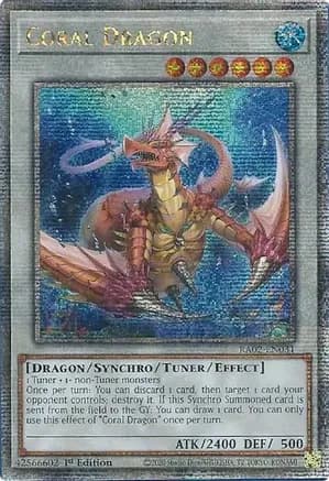 Coral Dragon (Quarter Century Secret Rare) — 25th Anniversary Rarity Collection II
