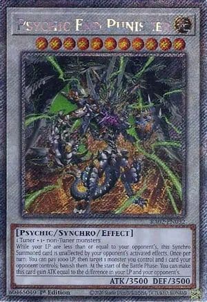 Psychic End Punisher (Platinum Secret Rare) — 25th Anniversary Rarity Collection II