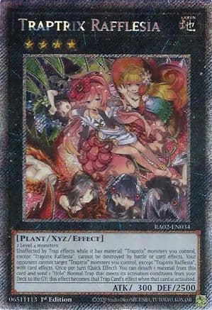 Traptrix Rafflesia (Platinum Secret Rare) — 25th Anniversary Rarity Collection II