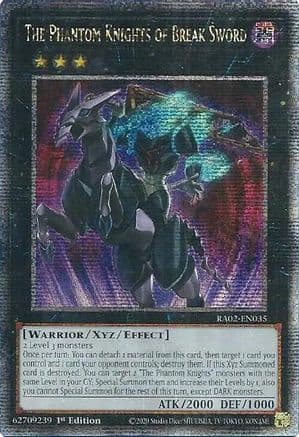 The Phantom Knights of Break Sword (Quarter Century Secret Rare) — 25th Anniversary Rarity Collection II