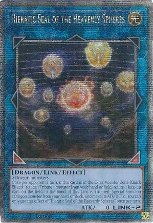 Hieratic Seal of the Heavenly Spheres (Quarter Century Secret Rare) — 25th Anniversary Rarity Collection II
