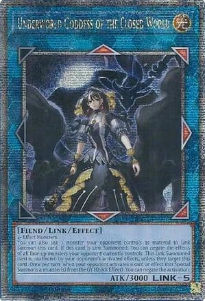 Underworld Goddess of the Closed World (Quarter Century Secret Rare) — 25th Anniversary Rarity Collection II
