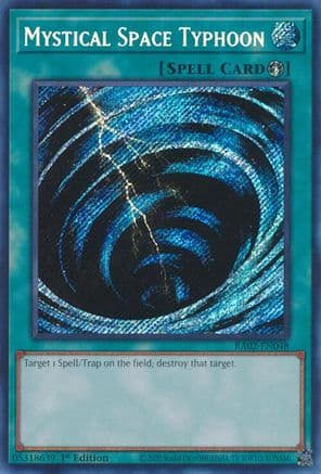 Mystical Space Typhoon (Secret Rare) — 25th Anniversary Rarity Collection II