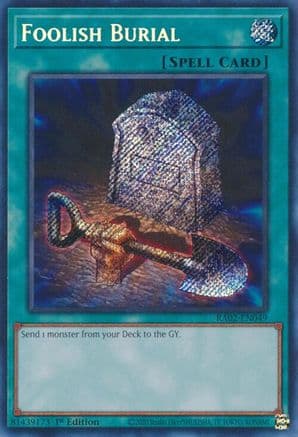 Foolish Burial (Secret Rare) — 25th Anniversary Rarity Collection II