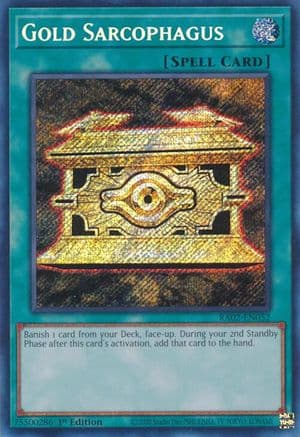 Gold Sarcophagus (Secret Rare) — 25th Anniversary Rarity Collection II