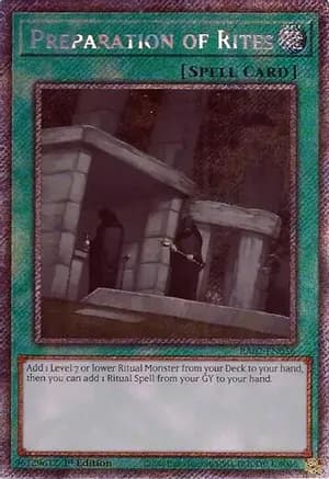 Preparation of Rites (Platinum Secret Rare) — 25th Anniversary Rarity Collection II