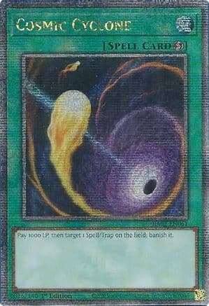 Cosmic Cyclone (Quarter Century Secret Rare) — 25th Anniversary Rarity Collection II
