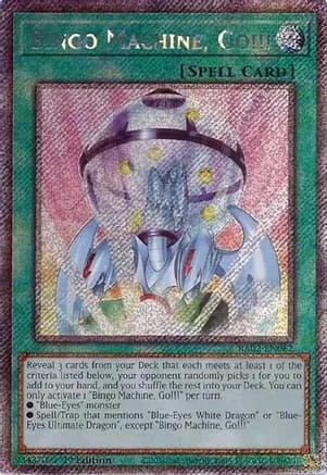 Bingo Machine, Go!!! (Platinum Secret Rare) — 25th Anniversary Rarity Collection II