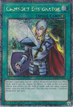 Crossout Designator (Quarter Century Secret Rare) — 25th Anniversary Rarity Collection II