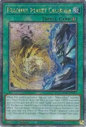 Peaceful Planet Calarium (Quarter Century Secret Rare) — 25th Anniversary Rarity Collection II