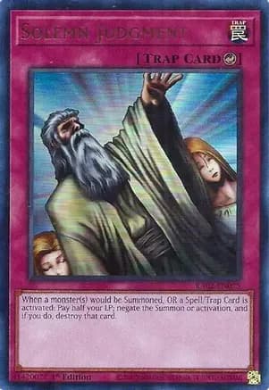 Solemn Judgment (UR) — 25th Anniversary Rarity Collection II