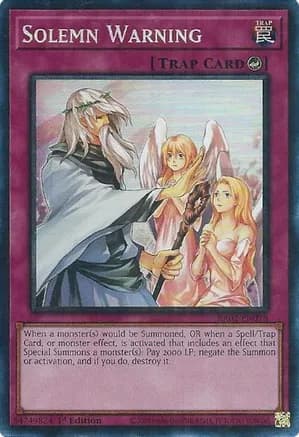 Solemn Warning (PCR) — 25th Anniversary Rarity Collection II