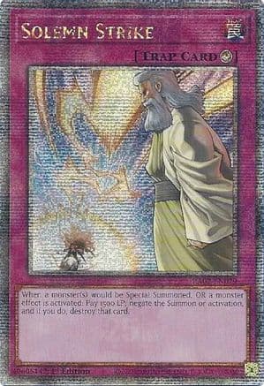 Solemn Strike (Quarter Century Secret Rare) — 25th Anniversary Rarity Collection II