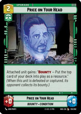 Price on Your Head — Shadows of the Galaxy Star Wars: Unlimited card by Ario Murti