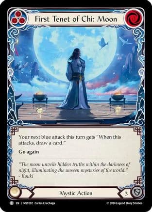 First Tenet of Chi: Moon — Part the Mistveil Flesh and Blood card by Celia Francione