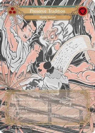 Preserve Tradition // Inner Chi (Marvel) — Part the Mistveil