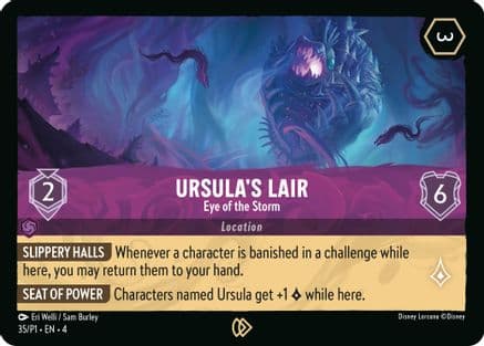 Ursula's Lair - Eye of the Storm — Disney Lorcana Promo Cards
