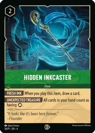 Hidden Inkcaster — Disney Lorcana Promo Cards