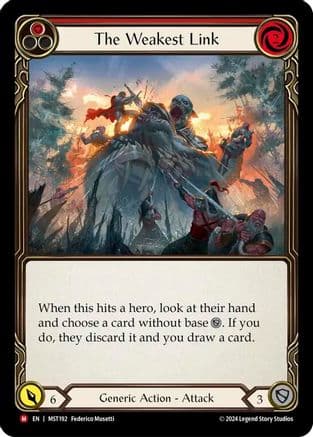 The Weakest Link — Part the Mistveil Flesh and Blood card by Federico Musetti