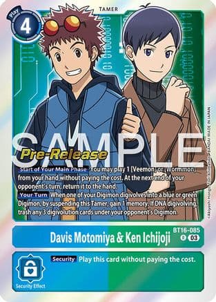 Davis Motomiya & Ken Ichijoji — Beginning Observer Pre-Release Cards