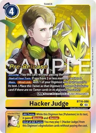 Hacker Judge — Beginning Observer Pre-Release Cards