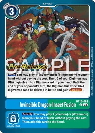 Invincible Dragon-Insect Fusion — Beginning Observer Pre-Release Cards