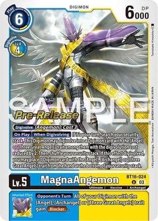 MagnaAngemon — Digimon Card Game card