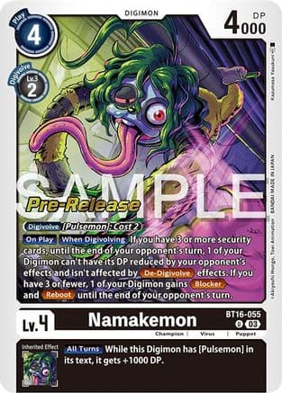 Namakemon — Digimon Card Game card