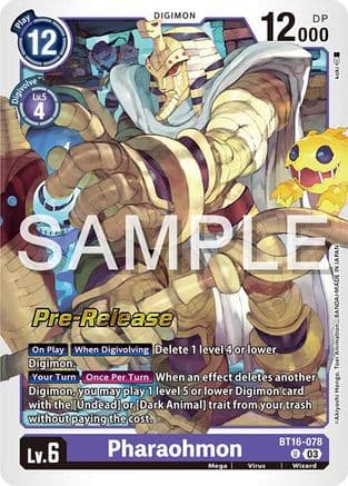 Pharaohmon — Beginning Observer Pre-Release Cards