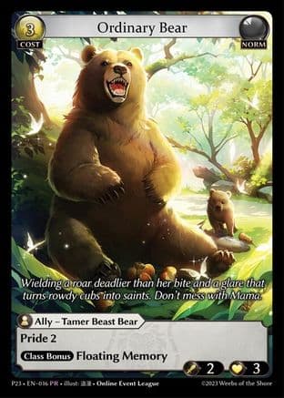 Ordinary Bear — Promotional Cards