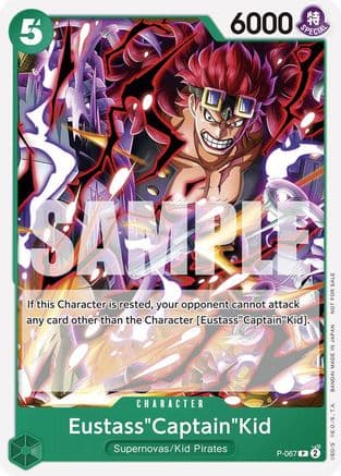 Eustass"Captain"Kid (OP-07 Pre-Release Tournament) — One Piece Promotion Cards
