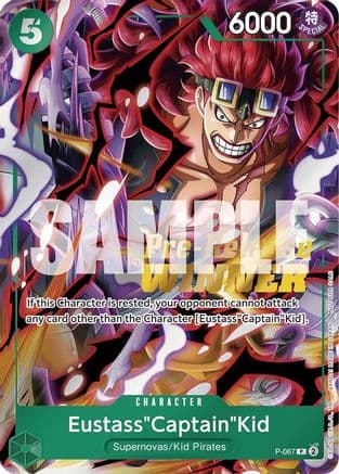 Eustass"Captain"Kid (OP-07 Pre-Release Tournament) [Winner] — One Piece Promotion Cards