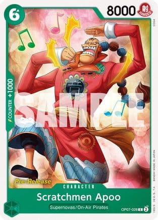 Scratchmen Apoo — 500 Years in the Future Pre-Release Cards