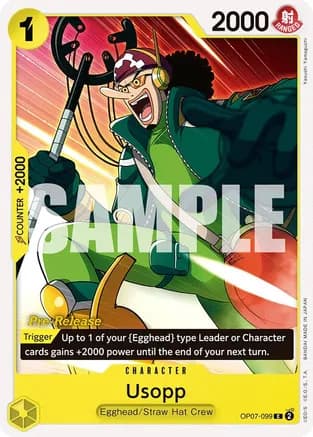 Usopp — 500 Years in the Future Pre-Release Cards