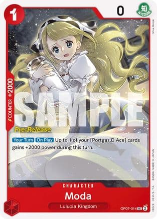 Moda — 500 Years in the Future Pre-Release Cards