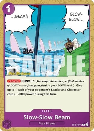 Slow-Slow Beam — 500 Years in the Future Pre-Release Cards