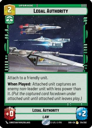 Legal Authority — Shadows of the Galaxy Star Wars: Unlimited card by Christian Papabukos