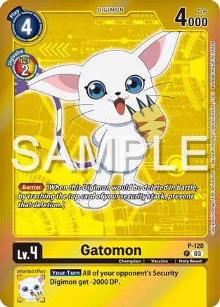Gatomon - P-120 (Digimon Adventure Box 2024) — Digimon Promotion Cards