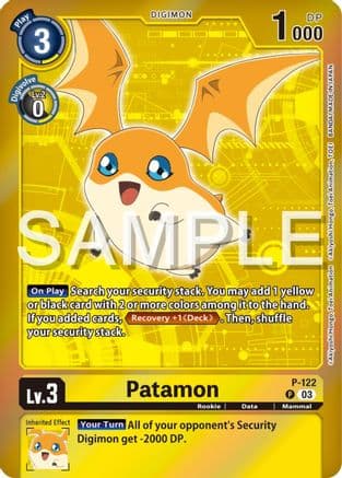 Patamon - P-122 (Digimon Adventure Box 2024) — Digimon Promotion Cards