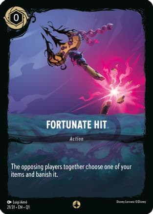 Fortunate Hit — Illumineer's Quest: Deep Trouble